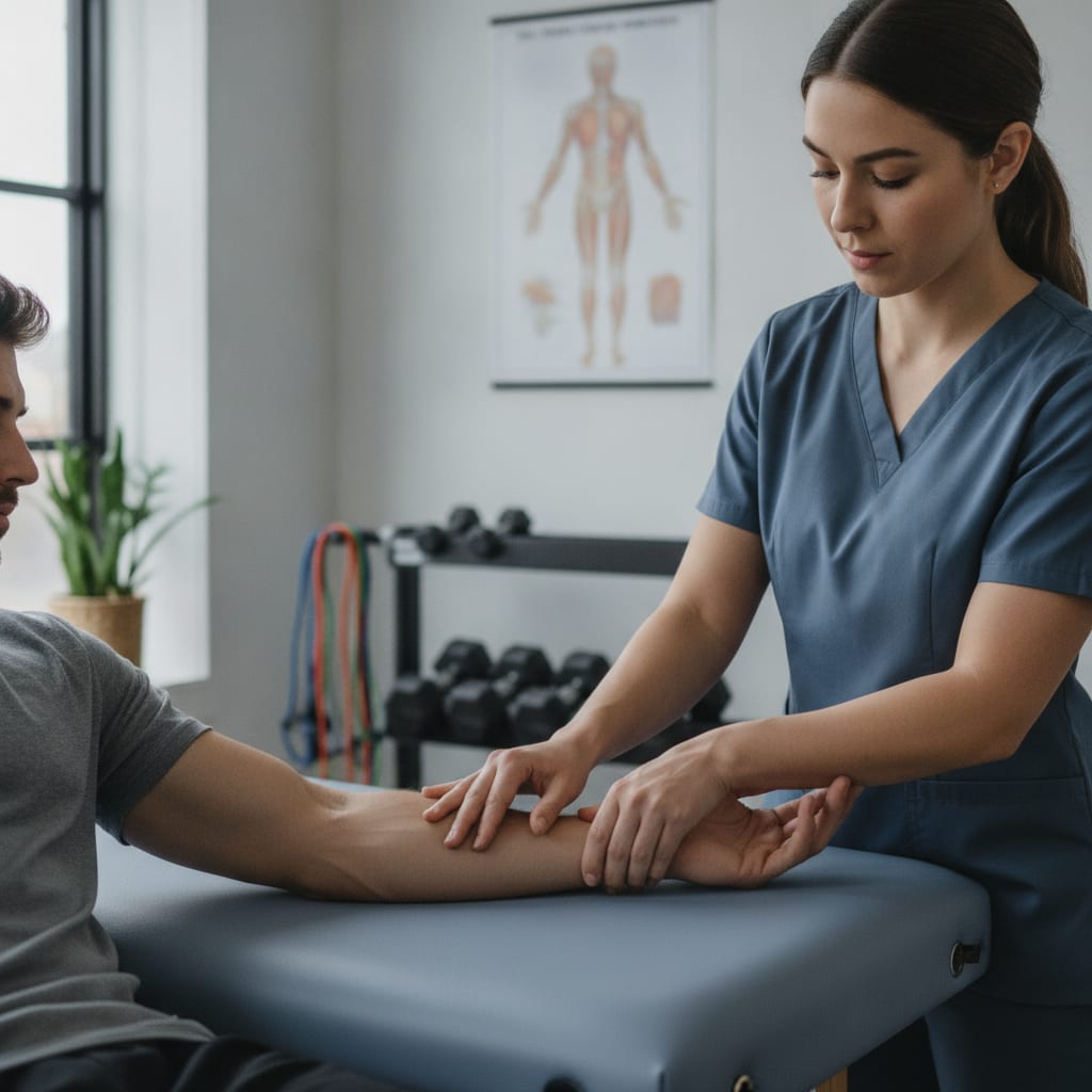 Tennisarm behandeln: Physiotherapie-Methoden im Vergleich